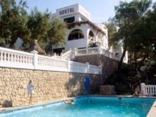 Hostal Los Pinos Cala de Sant Vicenc Kültér fotó