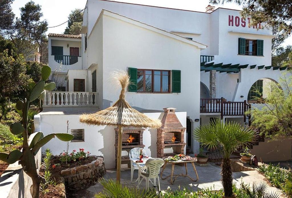 Hostal Los Pinos Cala de Sant Vicenc Kültér fotó