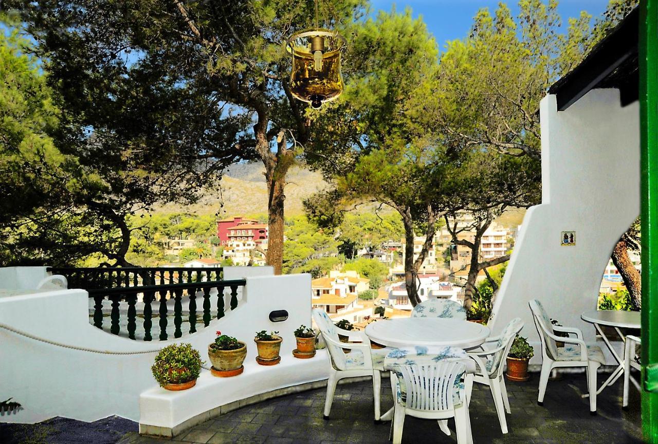 Hostal Los Pinos Cala de Sant Vicenc Kültér fotó